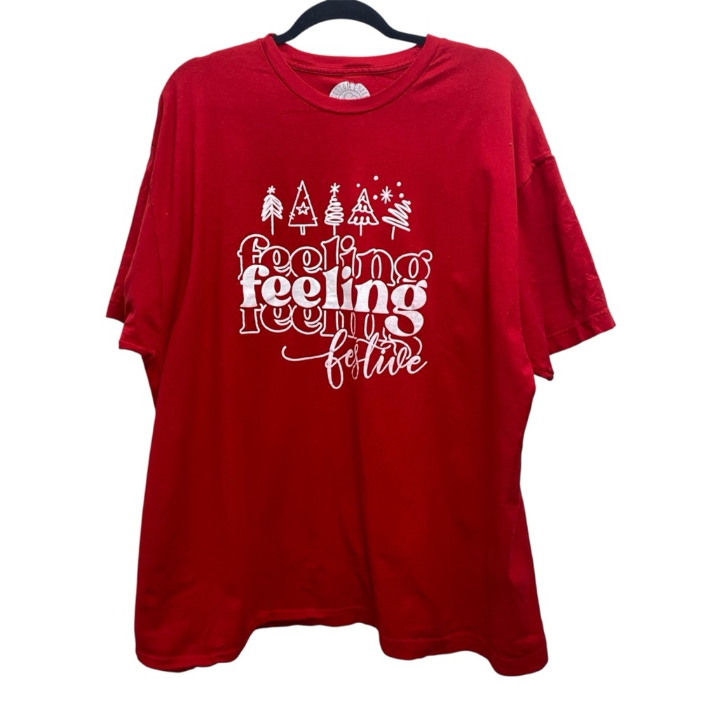 Feeling Festive Red Holiday Tee